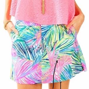 Lilly Pulitzer Blue and Pink Nicki Skort